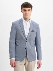 Finshley & Harding kurtka casualowa - Maarten Mężczyźni Modern Fit niebieski, 48. Niebieskie kurtki Finshley & Harding, m, bez wzorów, bez kaptura. Za 699.95 zł.