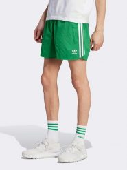 Adidas Szorty w kolorze zielonym rozmiar: 3XL. Zielone szorty Adidas, xl, bez wzorów, z poliamidu, retro. Za 153.71 zł.