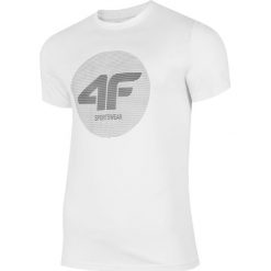 T-shirt męski TSM248 - biały. T-shirty marki 4F. Za 49.99 zł.