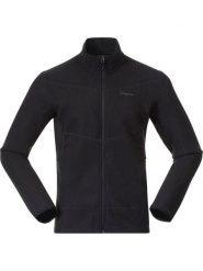 Bergans Kurtka polarowa w kolorze czarnym rozmiar: M. Czarne kurtki Bergans, m, bez wzorów, z polaru, bez kaptura. Za 299.37 zł.