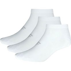 Skarpetki męskie (3 pary) SOM205 - biały+biały+biały. Skarpety marki 4F. Za 29.99 zł.