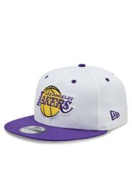 New Era Czapka White Crown Patch 950 Lakers 60364274 Biały. Białe czapki z daszkiem New Era, bez wzorów, z bawełny. Za 219.99 zł.