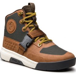 Sneakersy POLO RALPH LAUREN - Ranger200 809712537008 Tan/Olive. Czarne buty sportowe casual marki Polo Ralph Lauren, z materiału. Za 829.90 zł.