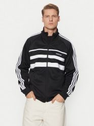 Adidas Bluza The First Track JP1046 Czarny Regular Fit. Czarne bluzy Adidas, m, bez wzorów, z bawełny, bez kaptura. Za 209.99 zł.