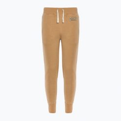 Spodnie dziecięce GAP V-Fall Fash Logo Jogger. Brązowe joggery i bojówki GAP, l, bez wzorów, z tkaniny. Za 149.99 zł.