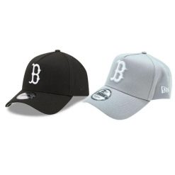 Czapka bejsbolowa Boston Red Sox 9Forty. Białe czapki z daszkiem New Era, bez wzorów. Za 231.50 zł.