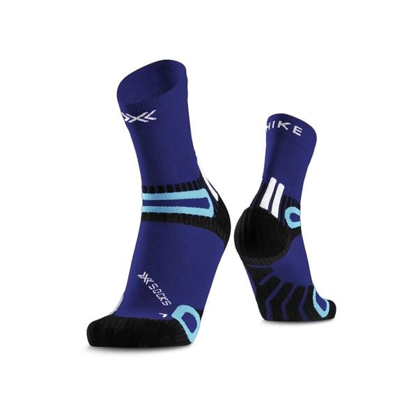 Skarpetki X-Socks Discover Ankle. Niebieskie skarpety X-Socks, bez wzorów. Za 139.00 zł.