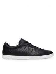 Guess Sneakersy FMJNIX LEA12 Czarny. Czarne buty sportowe casual Guess, z aplikacjami, ze skóry, bez zapięcia. Za 549.99 zł.
