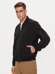 Boss Kurtka bomber Obear 50521480 Czarny Regular Fit. Czarne kurtki Boss, m, bez wzorów, z syntetyku, bez kaptura. Za 969.99 zł.