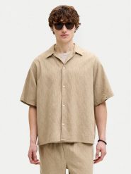 Jack & Jones Koszula Montauk 12293555 Beżowy Relaxed Fit. Brązowe koszule Jack & Jones, m, bez wzorów, z bawełny, bez kołnierzyka, bez ramiączek. Za 149.99 zł.
