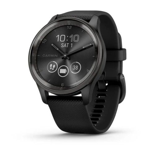 Zegarek Garmin Vivomove Trend, 40mm LCD Black. Czarne zegarki sportowe GARMIN. Za 1,312.99 zł.