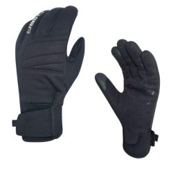 Zimowe rękawiczki sportowe unisex Chiba Classic. Czarne rękawiczki Chiba, na zimę, bez wzorów. W wyprzedaży za 88.80 zł.