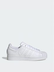 Adidas Sneakersy Superstar II JI0080 M Biały. Białe buty sportowe casual Adidas, bez wzorów, ze skóry, bez zapięcia. Za 529.99 zł.