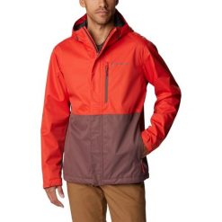 Kurtka przeciwdeszczowa męska Columbia Hikebound. Brązowe kurtki Columbia, m, bez wzorów, bez kaptura. Za 339.99 zł.