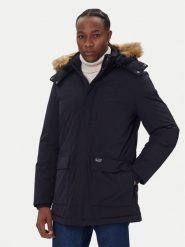 Guess Kurtka puchowa M5BL2G W2712 Granatowy Regular Fit. Niebieskie kurtki Guess, m, z aplikacjami, z puchu, bez kaptura. Za 1,399.00 zł.