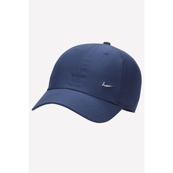 Czapka z daszkiem Nike Dri-Fit Club Unstructured Metal Swoosh. Niebieskie czapki z daszkiem Nike, bez wzorów. Za 97.99 zł.