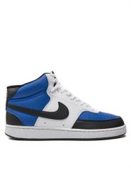 Nike Sneakersy Court Vision Mid Nn Af FQ8740 480 Niebieski. Niebieskie buty sportowe casual Nike, bez wzorów, ze skóry, bez zapięcia. Za 339.99 zł.