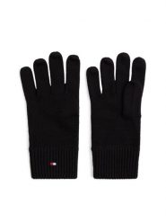 Tommy Hilfiger Rękawiczki z domieszką kaszmiru Mężczyźni Bawełna czarny, ONE SIZE. Czarne rękawiczki Tommy Hilfiger, bez wzorów, z bawełny. Za 169.95 zł.