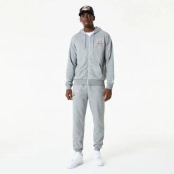 Bluza z kapturem Los Angeles Lakers Essentials. Szare bluzy z kapturem New Era, s, bez wzorów, z bawełny, z kapturem. Za 281.10 zł.