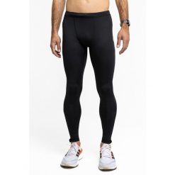 Getry męskie do biegania szybkoschnące Rough Radical Pro Performance. Czarne legginsy długie sportowe ROUGH RADICAL, l, bez wzorów, do biegania. W wyprzedaży za 160.65 zł.