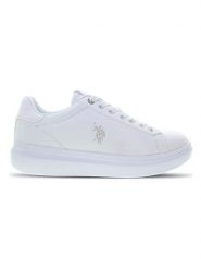 U.S. Polo Assn. Sneakersy w kolorze białym rozmiar: 45. Białe buty sportowe casual U.S. Polo Assn., bez wzorów, z okrągłym noskiem, bez zapięcia. Za 217.99 zł.
