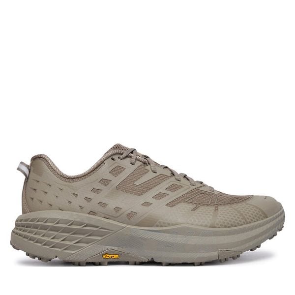 Buty do biegania Hoka. Brązowe buty do biegania HOKA, bez wzorów, bez zapięcia, do biegania. Za 719.99 zł.