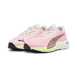 Buty do biegania Dorosły Puma Velocity Nitro 2 róża. Czerwone buty do biegania Puma, bez wzorów, bez zapięcia, do biegania. Za 387.05 zł.