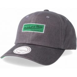 Czapka Mitchell & Ness haze. Zielone czapki z daszkiem Mitchell & Ness, bez wzorów. Za 198.50 zł.