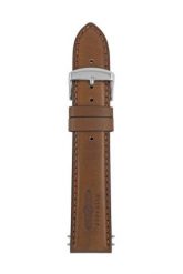 Pasek skórzany Zeppelin, brązowy 22 mm. Brązowe zegarki sportowe Zeppelin. Za 215.99 zł.