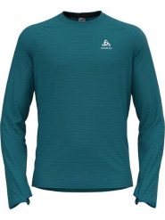 Odlo Koszulka sportowa "Essential Thermal" w kolorze niebieskim rozmiar: S. Niebieskie t-shirty sportowe ODLO, bez wzorów, ze skóry, bez ramiączek, outdoorowe. Za 132.36 zł.