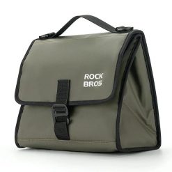 Torba rozszerzana do roweru składanego ROCKBROS. Szare torby na ramię ROCKBROS, bez wzorów, na ramię, duże, bez dodatków. Za 158.72 zł.