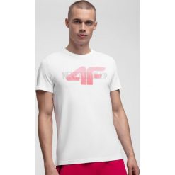 T-shirt męski TSM282 - biały. T-shirty marki 4F. W wyprzedaży za 39.99 zł.