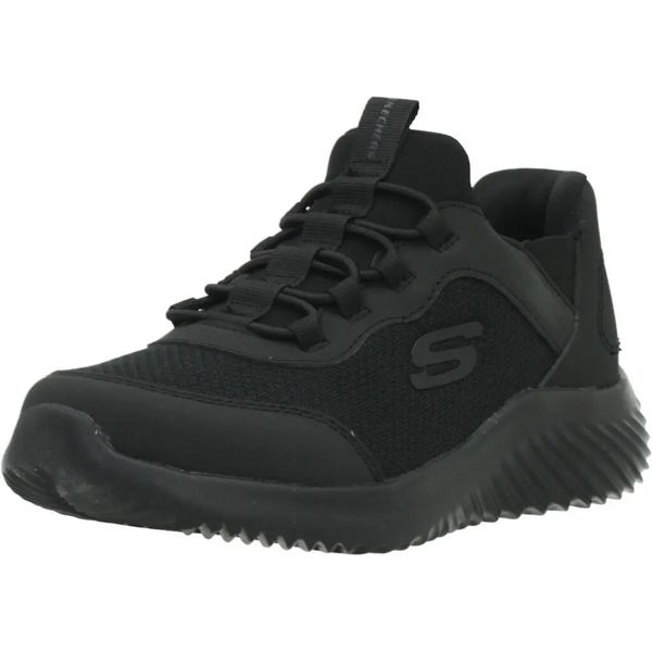 Buty SKECHERS 403822L SLIP-INS Czarny. Czarne buty turystyczne Skechers, bez wzorów, z syntetyku, bez zapięcia, na fitness i siłownię. Za 191.99 zł.