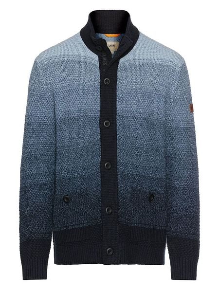 Camel Active Kardigan w kolorze niebieskim rozmiar: M. Niebieskie swetry rozpinane Camel Active, m, z aplikacjami, ze skóry, bez kołnierzyka, bez ramiączek. Za 245.96 zł.