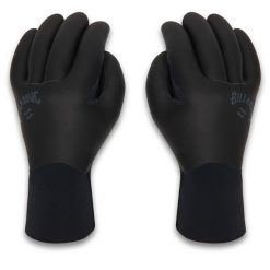 Rękawiczki Męskie Billabong. Czarne rękawiczki Billabong, bez wzorów, z dzianiny. Za 219.99 zł.