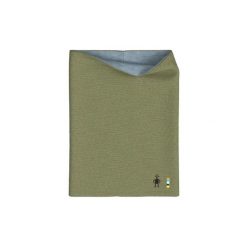 Chusta wielofunkcyjna Thermal Merino Reversible. Niebieskie szaliki Smartwool, bez wzorów, z wełny. Za 169.99 zł.