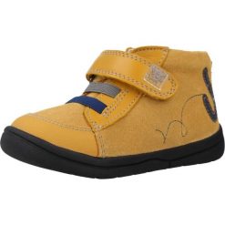 Buty GARVALIN 221306G Żółty. Żółte buty turystyczne GARVALIN, bez wzorów, ze skóry, bez zapięcia, trekkingowe. Za 139.99 zł.