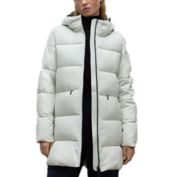 Kurtka ECOALF MARANGU JACKET WOM Biały. Białe kurtki Ecoalf, l, bez wzorów, z syntetyku, bez kaptura. Za 910.70 zł.