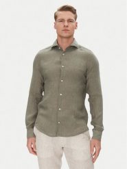 JOOP! Koszula 17 JSH-146Pai-W 30046075 Zielony Slim Fit. Zielone koszule JOOP!, m, bez wzorów, ze lnu, bez kołnierzyka, bez ramiączek. Za 459.99 zł.