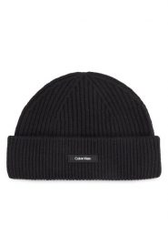 Calvin Klein Czapka Docker K50K512360 Czarny. Czarne czapki zimowe CALVIN KLEIN, bez wzorów, z materiału. Za 229.99 zł.