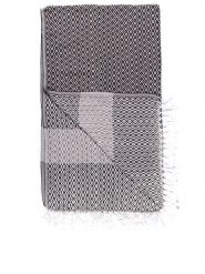 ILVY'S Chusta hammam w kolorze antracytowo-szarym - 180 x 95 cm rozmiar: onesize. Czarne szaliki ILVY'S, bez wzorów, z bawełny. Za 47.99 zł.