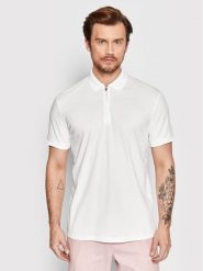Selected Homme Polo Fave 16079026 Biały Regular Fit. Białe koszulki polo Selected Homme, m, bez wzorów, z bawełny, bez kołnierzyka, bez ramiączek. Za 129.99 zł.