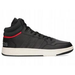 Sandały Mężczyzna Adidas Hoops 30 czarny. Czarne sandały Adidas, bez zapięcia. Za 199.99 zł.
