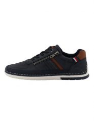 Tom Tailor Sneakersy w kolorze granatowo-jasnobrązowym rozmiar: 44. Brązowe buty sportowe casual Tom Tailor, bez wzorów, bez zapięcia. Za 185.32 zł.