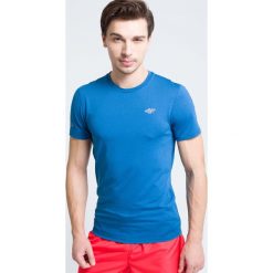 Koszulka treningowa męska TSMF301 - niebieski melanż. Bielizna termoaktywna marki 4F. W wyprzedaży za 59.99 zł.