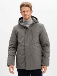 G-Star RAW Męska kurtka zimowa - Clean Vodan Mężczyźni szary jednolity, M. Szare kurtki G-Star Raw, na zimę, m, bez wzorów, prążkowane, bez kaptura. Za 1,249.95 zł.