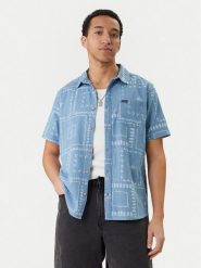 RVCA Koszula Frame Chambray AVYWT00507 Błękitny Regular Fit. Niebieskie koszule RVCA, m, bez wzorów, z bawełny, bez kołnierzyka, bez ramiączek. Za 299.99 zł.