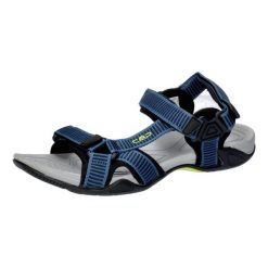 Sandały CMP Hamal Hiking niebiesko-szare. Niebieskie sandały CMP, z materiału, bez zapięcia. Za 243.07 zł.