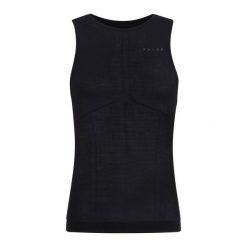 Tank top Falke Ultralight Cool. Czarne bielizna termoaktywna Falke, m, bez wzorów, bez ramiączek. Za 294.50 zł.