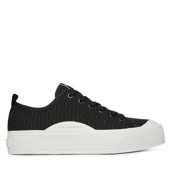 Trampki KARL LAGERFELD. Czarne trampki KARL LAGERFELD, m, bez wzorów, bez zapięcia. Za 704.99 zł.